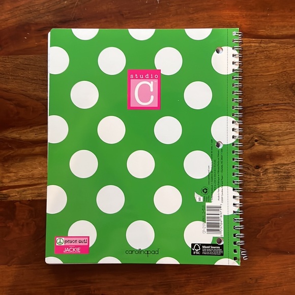 Carolina Notepad | Office | Carolina Pad Day Trip Subject Notebook 85 X ...